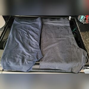 Set of Two Gray and Blue Shirts